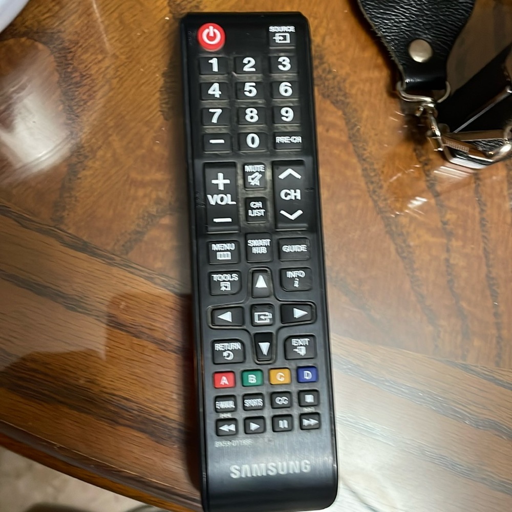 Remote with a few buttons that work